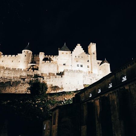 Le Bokeh - Face A La Cite Medievale Carcassonne Bagian luar foto