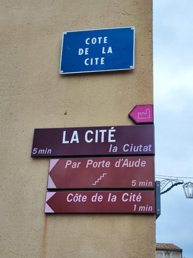 Le Bokeh - Face A La Cite Medievale Carcassonne Bagian luar foto